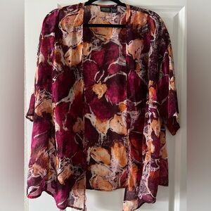 Chico's Additions Multicolor Siljy Ruana